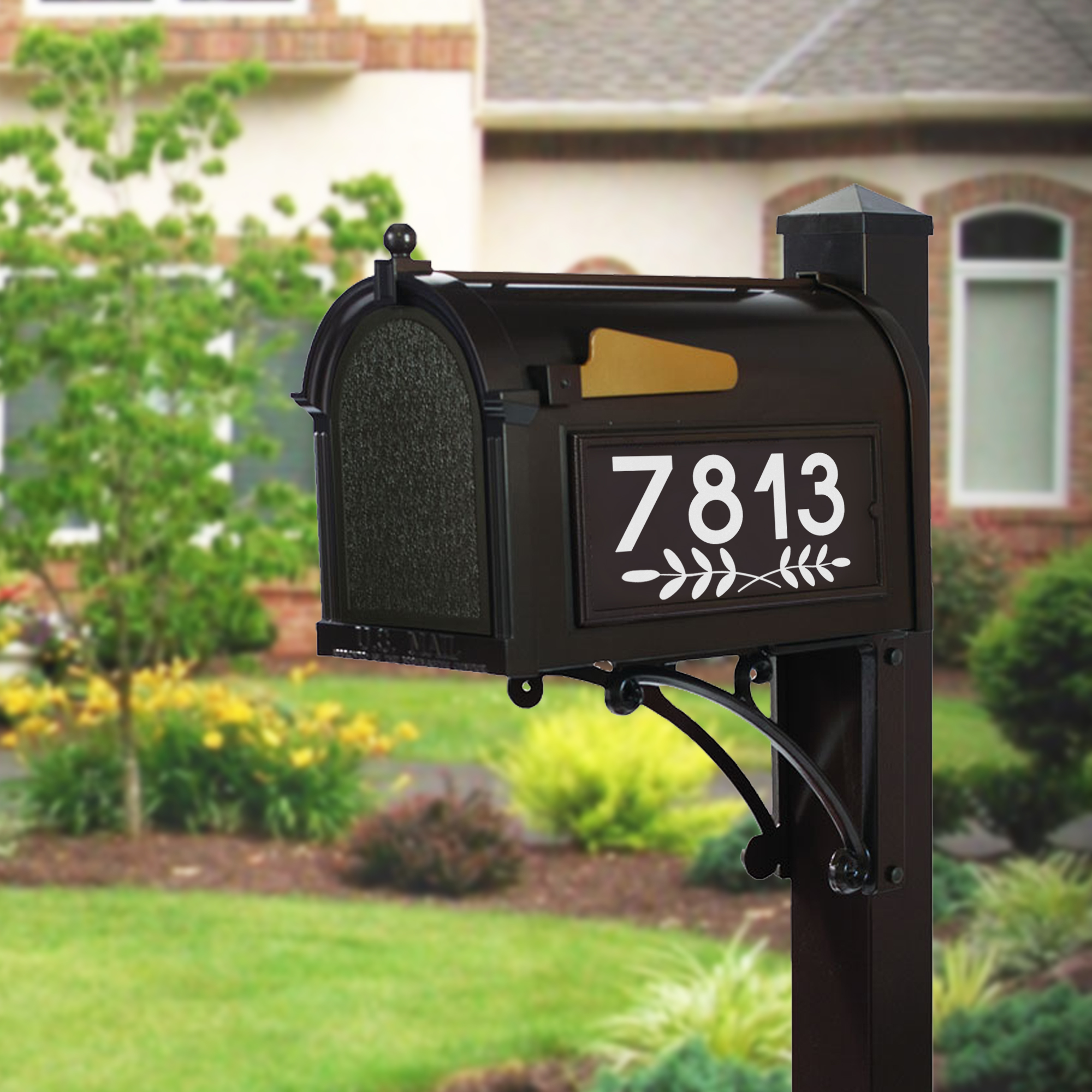 Decorful Weatherproof Reflective Mailbox Numbers